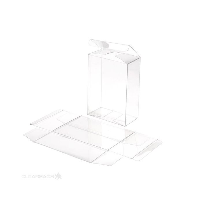 Boites cadeau plastique à transparence cristalline 9.5x5.1x13.2cm (25 pièces) [FPB320]