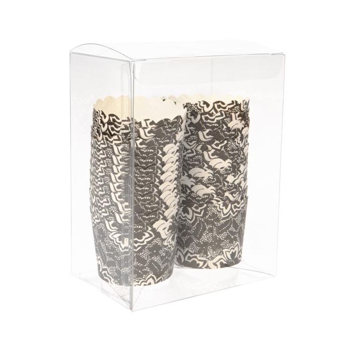 Plastiek Doosjes 11,4x7,6x14,9cm Kristalhelder met Autolock Bodem (25 stuks) [FPLB233]