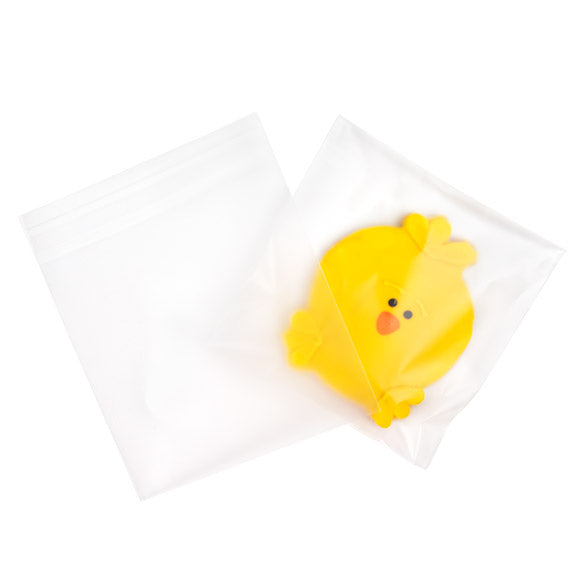 Frosted Plastiek Zakken 14x14 cm Plakstrip (100 Stuks) [B55FXL]