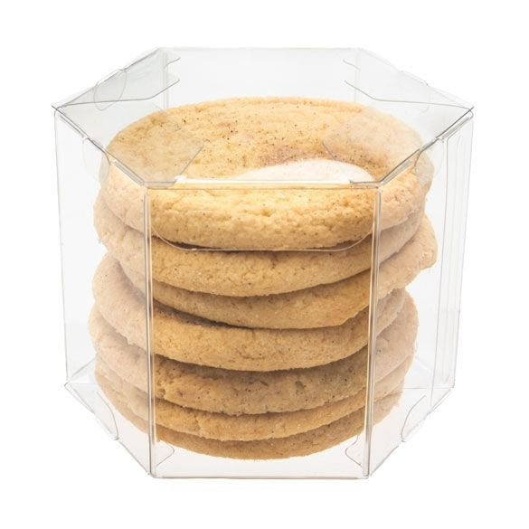 6-Hoekige Plastiek Doos 8.9 x 8.9 x 7.6 cm (25 stuks) [FS352]