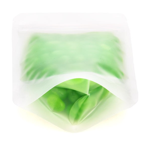 Doypack glacé avec Zip 102x60x152 mm | 57g (100 pièces) [ZBGF2]