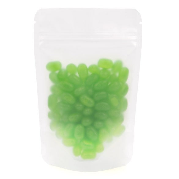 Doypack glacé avec Zip 102x60x152 mm | 57g (100 pièces) [ZBGF2]