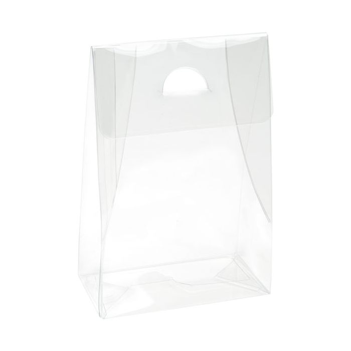 Petite boite à onglets coniques à transparence cristalline 10.2 x 5.1 x 15.2cm (25 Pièces) [FS279]