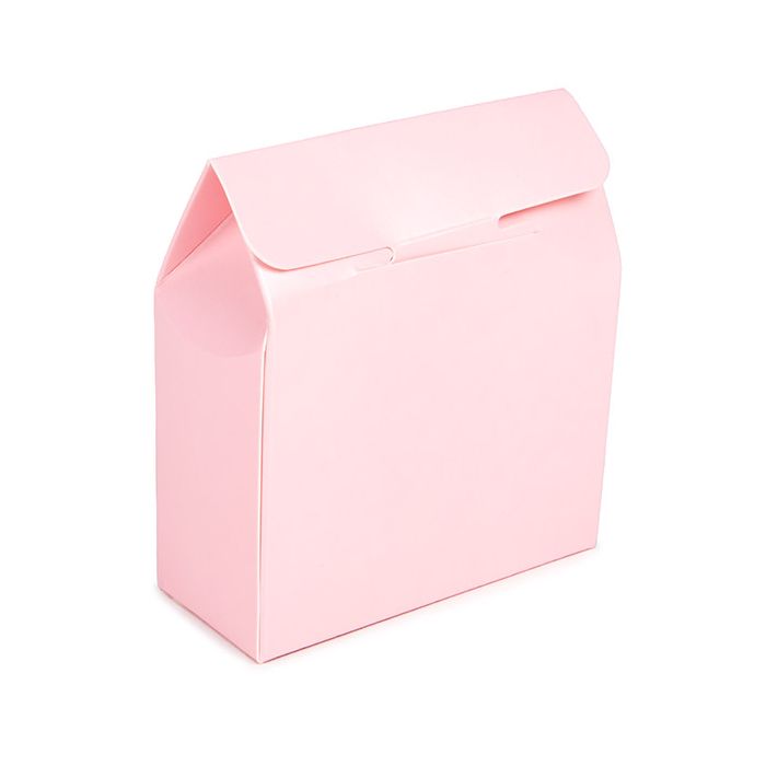 Kraftdoosjes Roze Met Rond Venster 8,9x3,8x10,2 cm (25 stuks) [FS341]