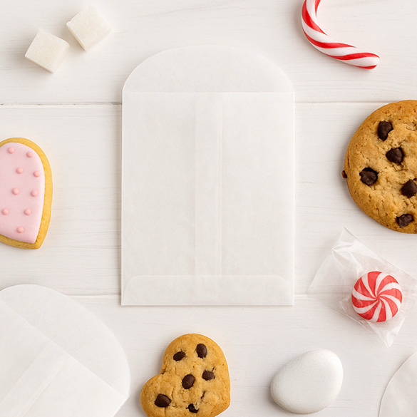 Pergamijn envelopjes 7,5x11,5cm (100 stuks) [G5]