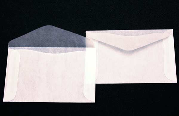 Enveloppe papier cristal 9x6cm (100 pièces) [G16]