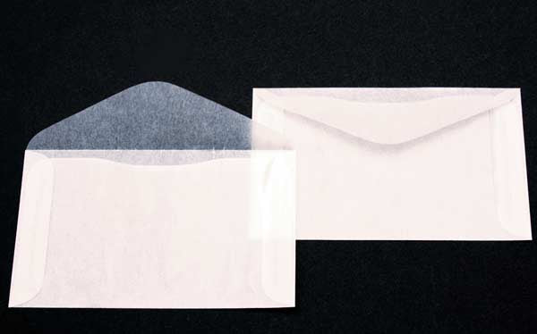 Pergamijn envelopjes 11x6,5cm (100 stuks) [G17]