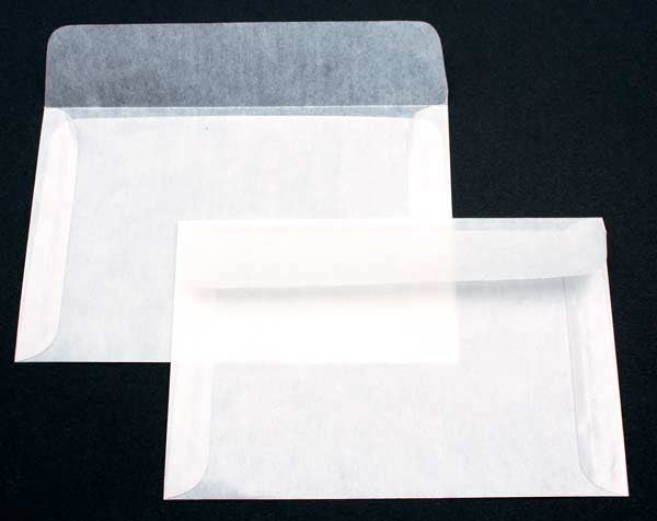 Pergamijn envelopjes 15,9x10,5cm (100 stuks) [G22]