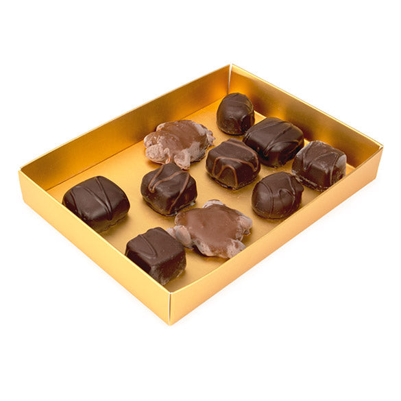 Kartonnen Doosjes goud 12,4x2,5x17,1cm (25 stuks) [GD16]
