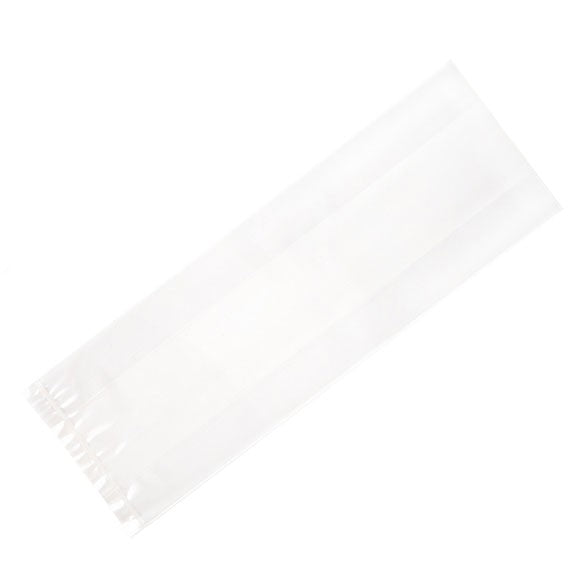 Plastiek Zakken 10,2x5,4x30,5cm met zijvouw (100 stuks) [GB15]