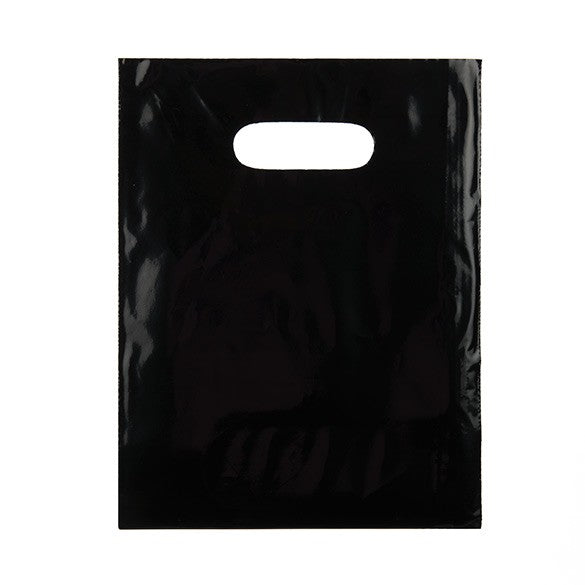 Sachet de transport noirs 60 Microns 22.9x30.5 cm PE-BD (100 Pièces) [H912BK1]