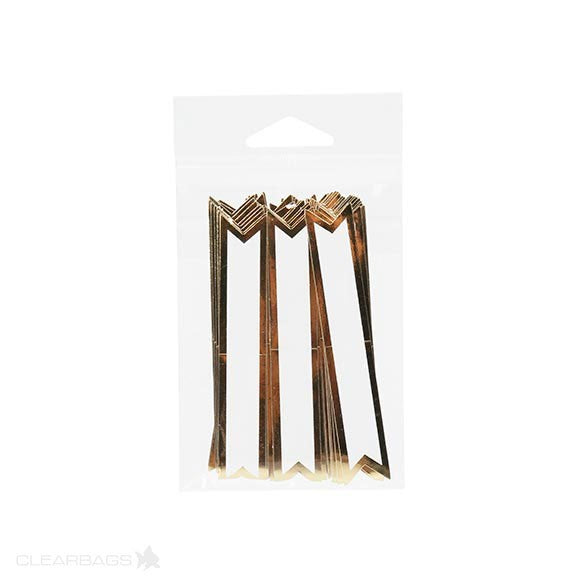 Sachet refermable à trou de suspension euro et transparence cristalline avec ouverture en haut 7.6x10.2cm (500 pièces) [J5T]