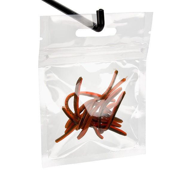 Sachet zip avec trou de suspension européen 7.6x7.6cm (100 pièces) [HZB33]