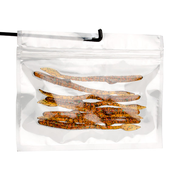 Sachet zip avec trou de suspension européen 20.3x12.7cm (100 pièces) [HZB85]