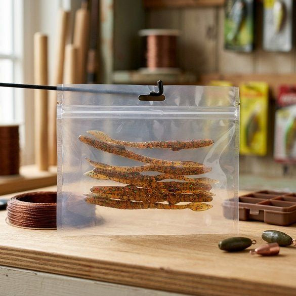 Sachet zip avec trou de suspension européen 20.3x12.7cm (100 pièces) [HZB85]