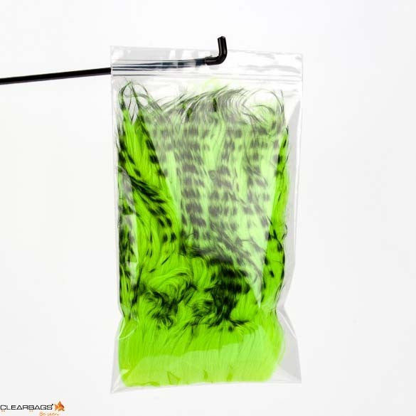 Sachet zip à transparence cristalline avec trou de suspension 12,7x20,3cm (100 pièces) [ZR58]