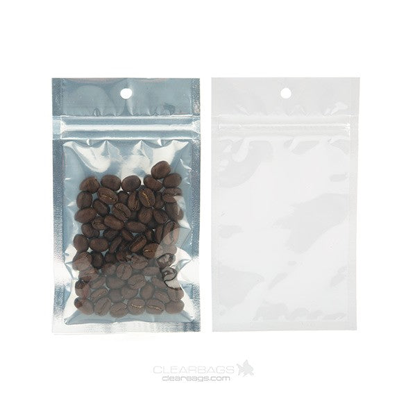 Gripzakken Transparant/Wit 7,5x11,5cm (100 stuks) [HZBB3CW]