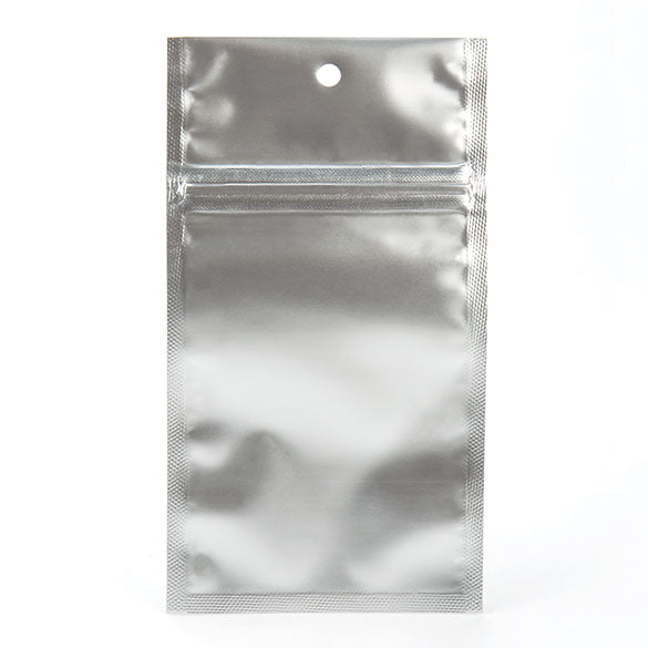Gripzakken Zilver 7,5x11,5cm Gemetalliseerd (100 stuks) [HZBB3MS]