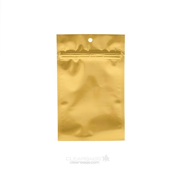 Gripzakken Goud 9x12,5cm Gemetalliseerd (100 stuks) [HZBB4MG]