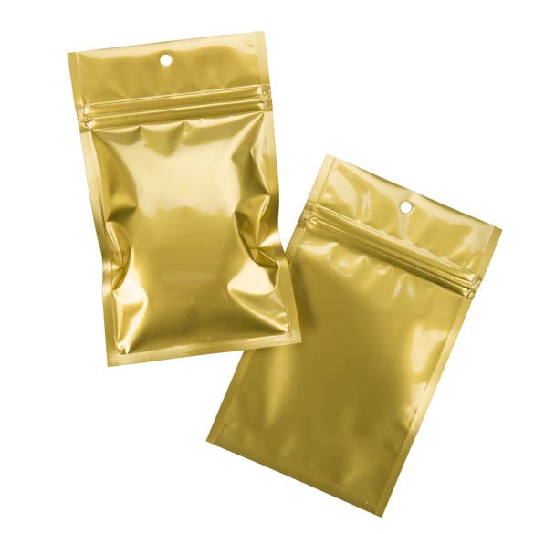 Gripzakken Goud 9x12,5cm Gemetalliseerd (100 stuks) [HZBB4MG]