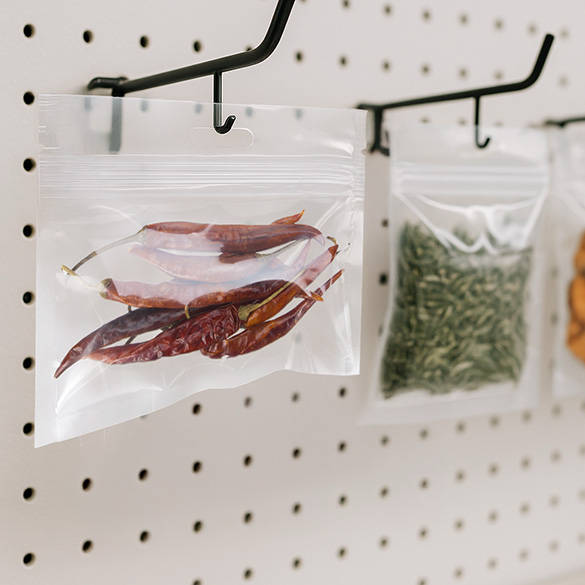 Gripzakken met Euroloch 15,2x7,6cm Gelamineerd (100 stuks) [HZB63]