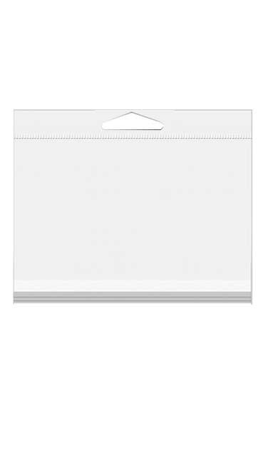 Headerbags 29,1x21cm hersluitbaar en Kristalhelder (100 stuks) [HB118]