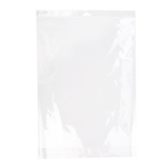 Headerbags 31,6x41,2cm hersluitbaar en Kristalhelder (100 stuks) [HB12]
