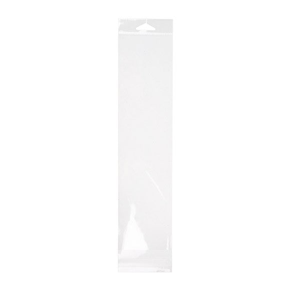 Headerbags 8,3x33,3cm hersluitbaar en Kristalhelder (100 stuks) [HB313S]