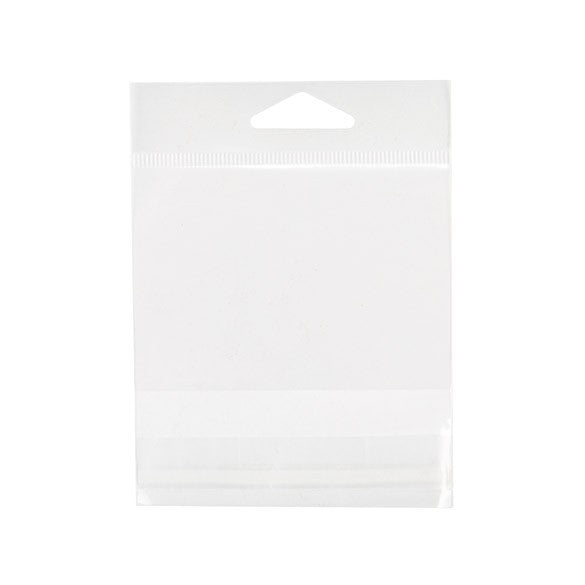 Sachet à trou de suspension refermable à transparence cristalline 9x6.4cm (100 pièces) [HB32]