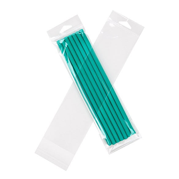 Sachet à trou de suspension refermable à transparence cristalline 9.7x28.4cm (100 pièces) [HB3X11]