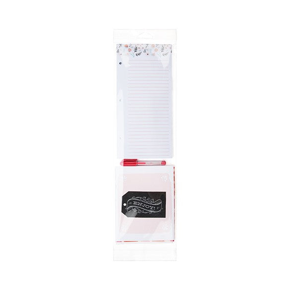 Headerbags 11,6x38,1cm hersluitbaar en Kristalhelder (100 stuks) [HB415]