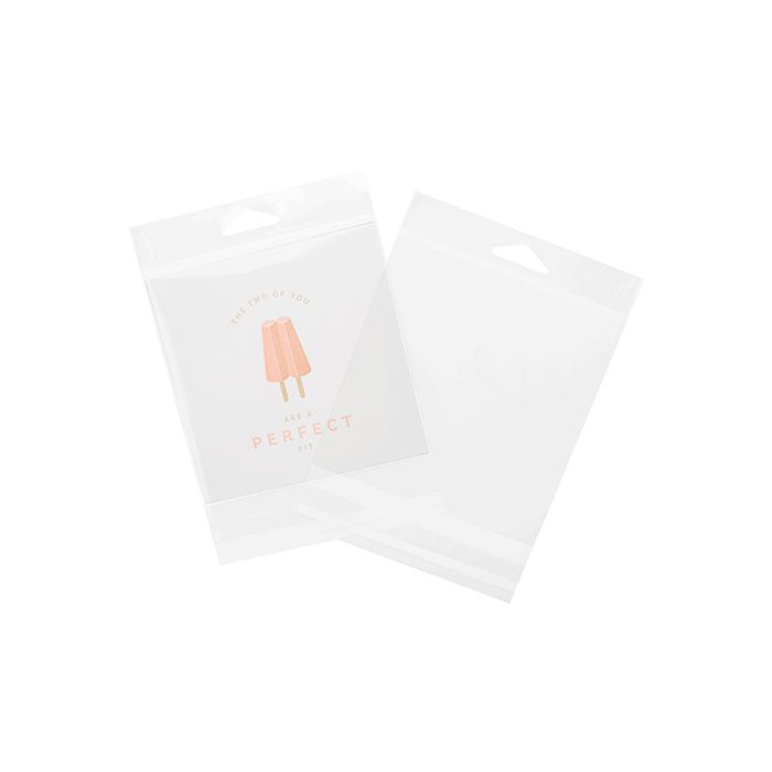 Headerbags 12.4x12.2cm Reclosable and Crystal Clear