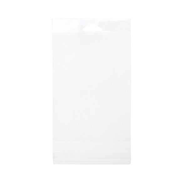 Sachet à trou de suspension refermable à transparence cristalline 11.7x16.2cm (100 pièces) [HB4X6XL]