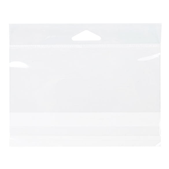 Headerbags 14,9x6,4cm Hersluitbaar en Kristalhelder (100 stuks) [HB52]