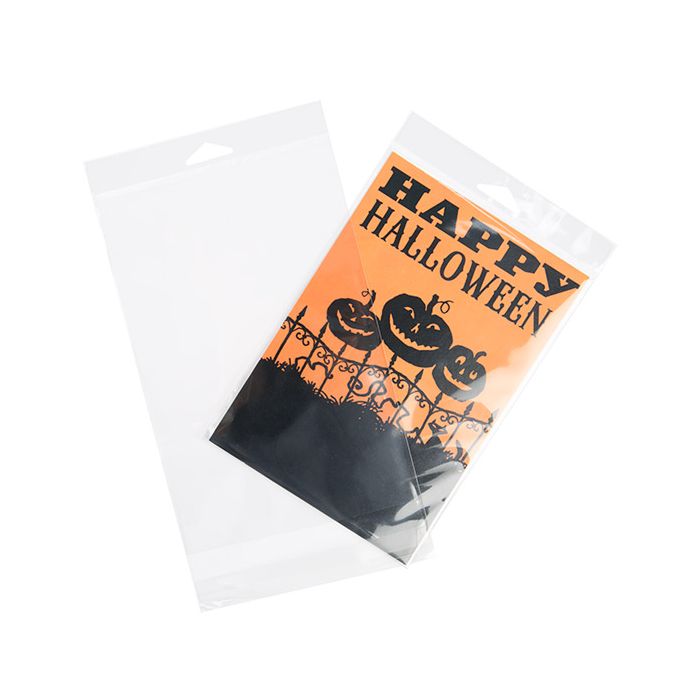 Sachet à trou de suspension refermable à transparence cristalline 14.4x21.7cm (100 pièces) [HB59S]