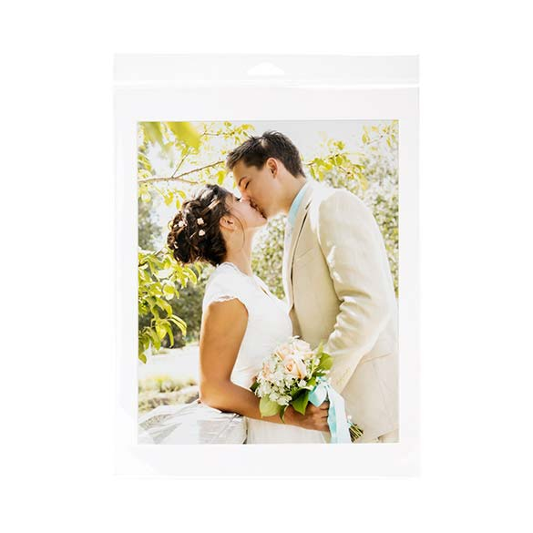 Sachet à trou de suspension refermable à transparence cristalline 24x31.1cm (100 pièces) [HB9]