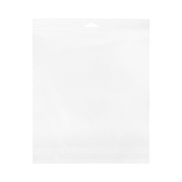 Sachet à trou de suspension refermable à transparence cristalline 22.9x22.9cm (100 pièces) [HB9X9E]