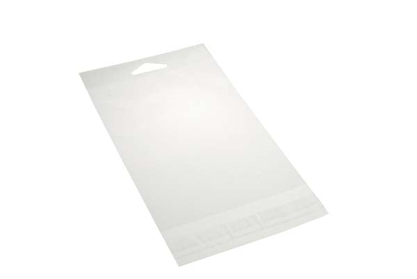 Headerbags 8,3x33,3cm hersluitbaar en Kristalhelder (100 stuks) [HB313S]