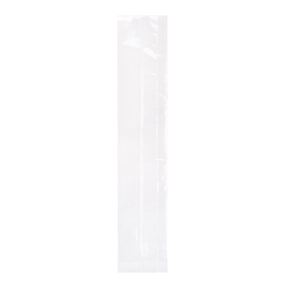 Plastiek Zakken 4,4x4,4x21,6cm met zijvouw Zware Kwaliteit (100 stuks) [HDGB5]