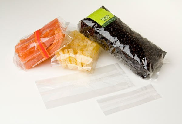 Plastiek Zakken 6,4x5,1x24,8cm met zijvouw Zware Kwaliteit (100 stuks) [HDGB7]