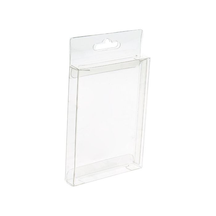 Boite plastique à suspension à transparence cristalline 13.7 x2.5x18.8cm (25 Pièces) [HFB15]