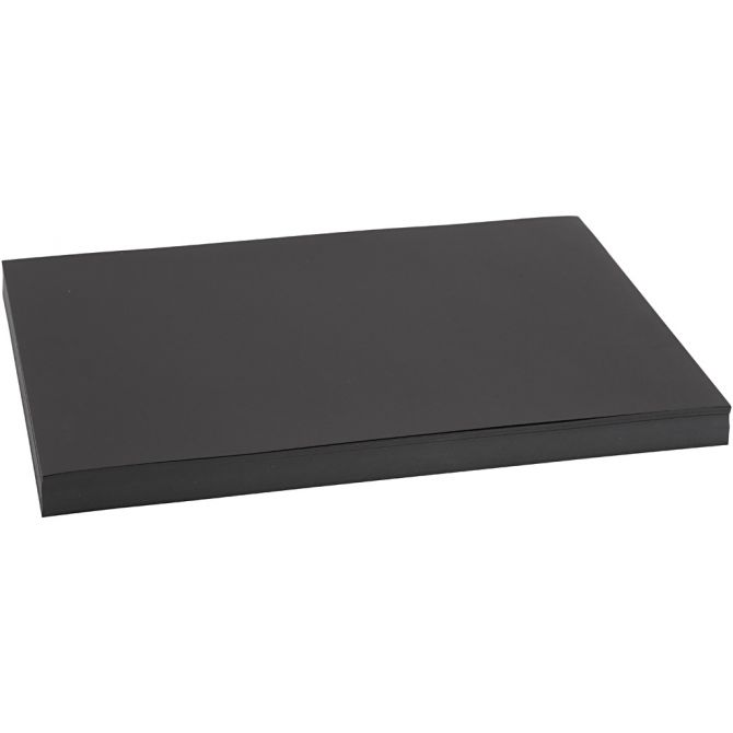 Card, A3 297x420 mm,  200 g, black, 100sheets