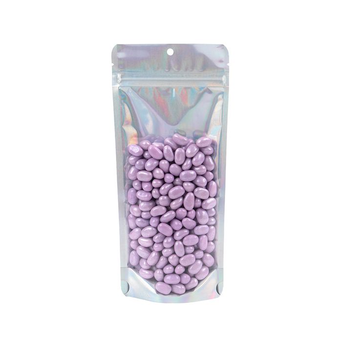 Stazakken Transparant/Iridescent/Holographic 10,8x6x23,8cm Met Ophanggat (25 Stuks) [ZBGH1NC]