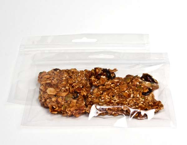 Sachet zip avec trou de suspension européen 22.9x10.2cm (100 pièces) [HZB94]