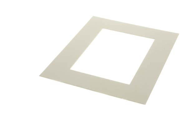 Passepartout ivoor 39,7x49,9cm venster - buitenmaat 50,8x61cm (10 stuks) [MS20123]