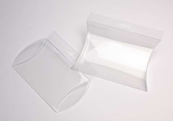 Pillow Packs 12.5x4x17.5cm with optional Hang Hole