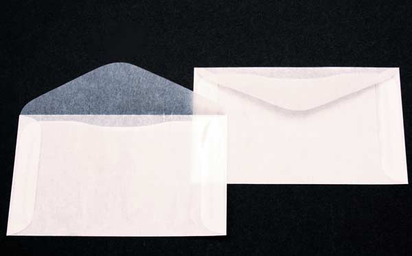 Glassine Paper Envelopes 11x6.5cm