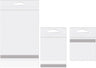 Headerbags 16.4x11.7cm Reclosable and Crystal Clear