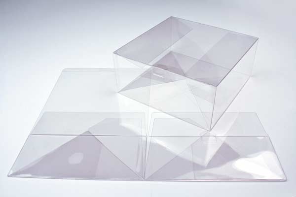 Plastic Gift Boxes 22.9x22.9x10.2cm Autolock Bottom