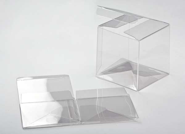 Plastic Gift Boxes 12.7x7.6x5.1cm Food Safe with Autolock Bottom